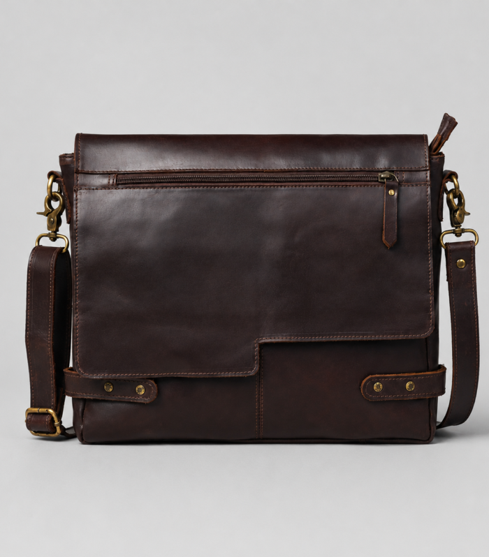 Leather Messenger Bag